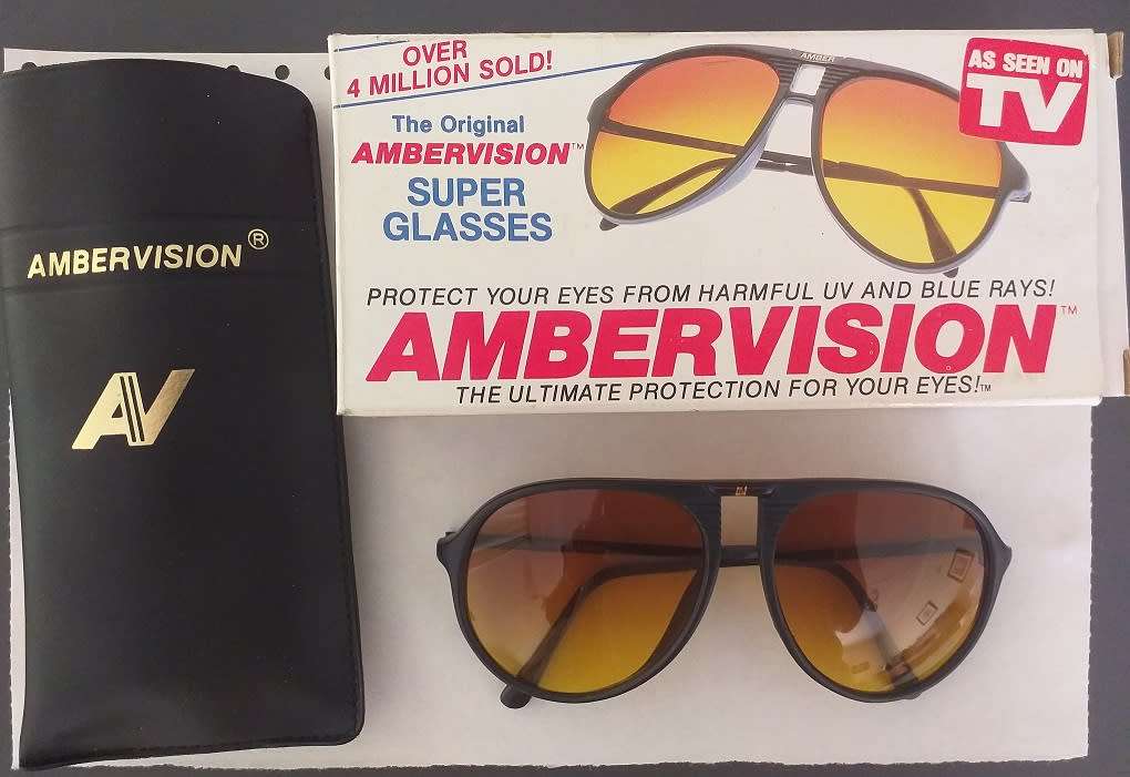 Ambervision - 1980s new old stock retro sunglasses