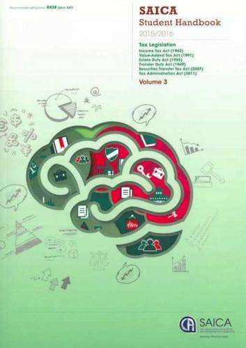 SAICA Student Handbook 2015/16 Volume 3 (Paperback)