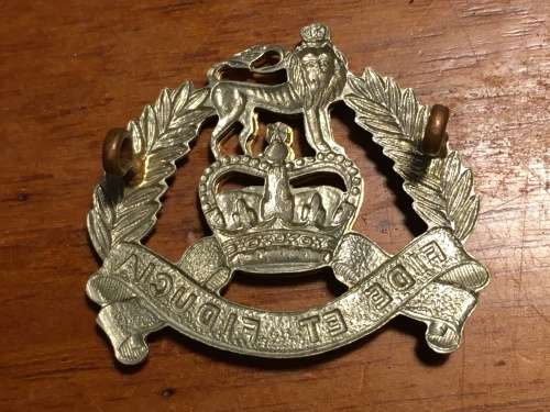 Rhodesian army pay corps cap badge pre-UDI