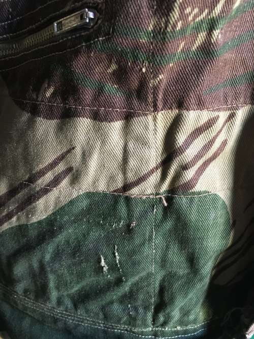 Rare Rhodesian camo tailored bush jacket