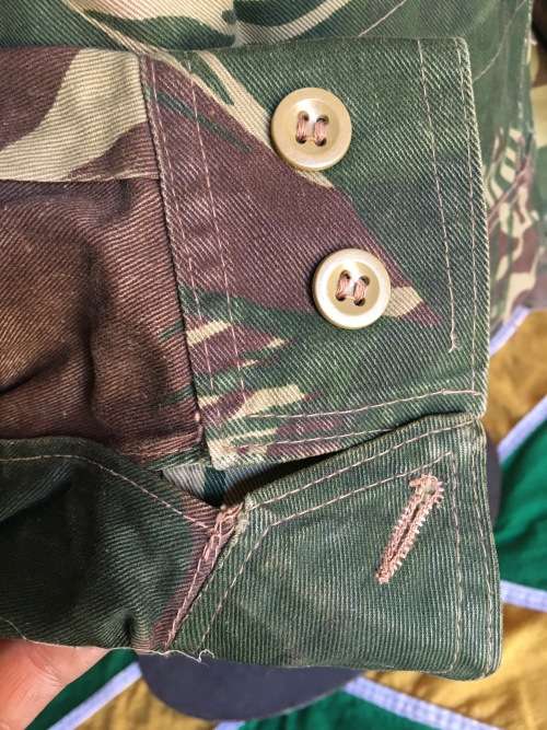 Rare Rhodesian camo tailored bush jacket