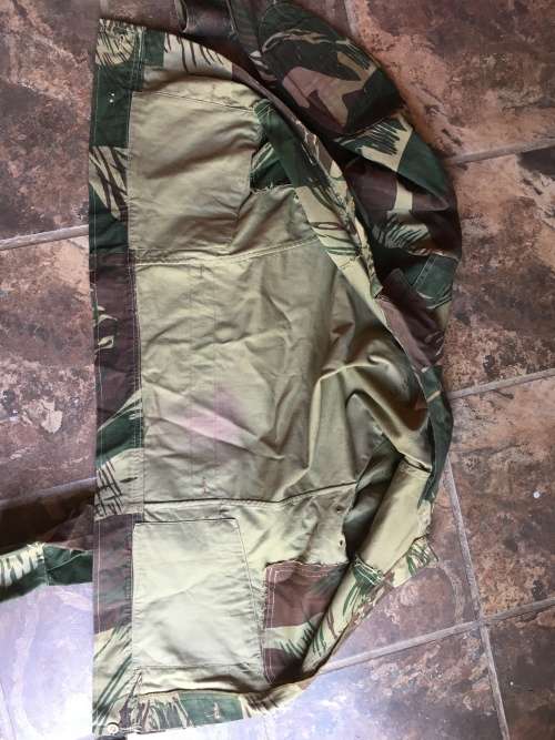 Rare Rhodesian camo tailored bush jacket