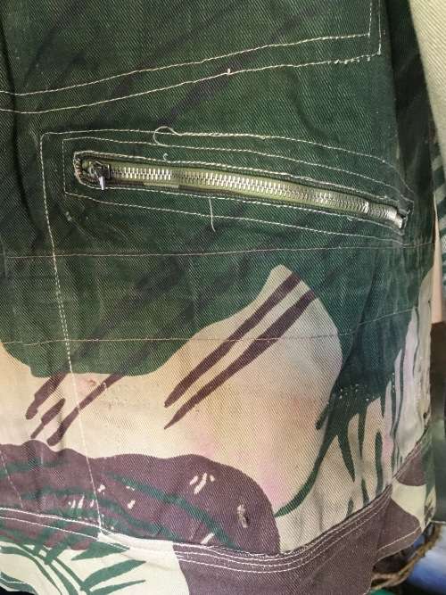 Rare Rhodesian camo tailored bush jacket