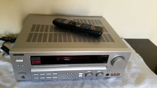 Kenwood KRF-V6060D Audio Video Sound Receiver and Sherwood Newcastle Compact Disc Player and Remote