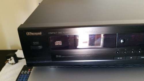 Kenwood KRF-V6060D Audio Video Sound Receiver and Sherwood Newcastle Compact Disc Player and Remote