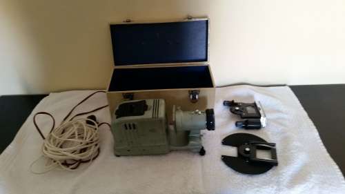 1955 Vintage Romanslide 35 Projector and Original Case and Extras