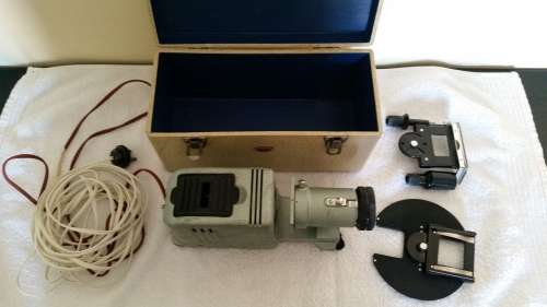 1955 Vintage Romanslide 35 Projector and Original Case and Extras