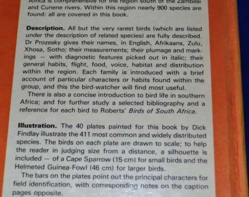 A Field Guide to the Birds of Southern Africa