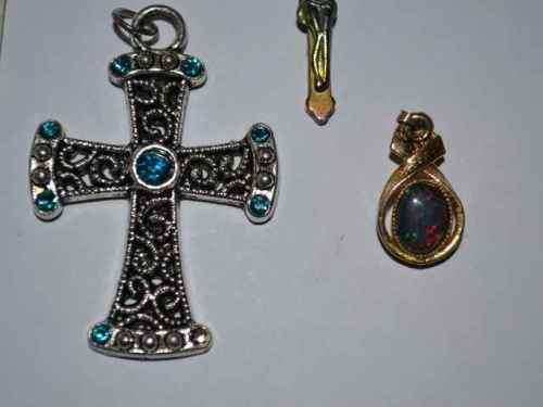 Vintage Necklace Pendants - Four Pieces