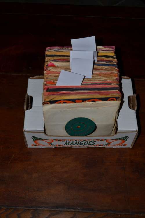 60 records ..  Collection of Vintage Seven Single Vinyl Records