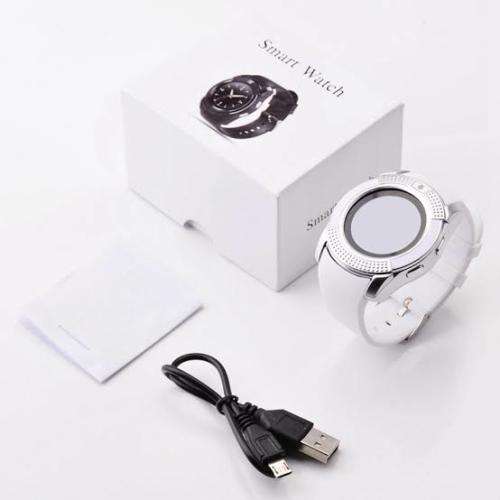 V8 Smart Watch (Available in Black or White)