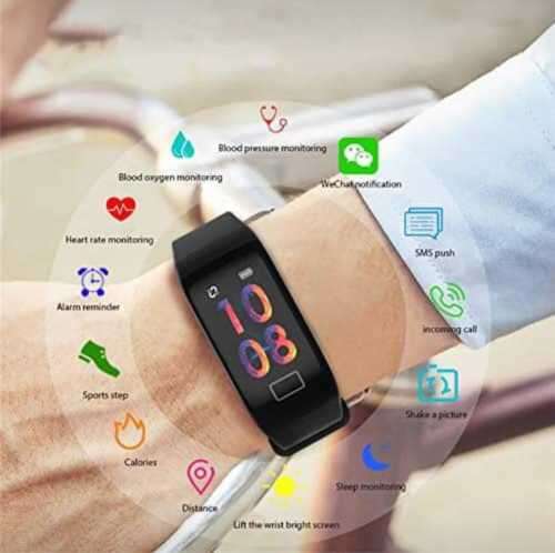 F1 Wearfit Fitness Health Monitor Tracker Watch