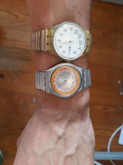 2 Swatch watches