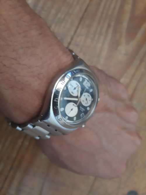 swatch irony watch working