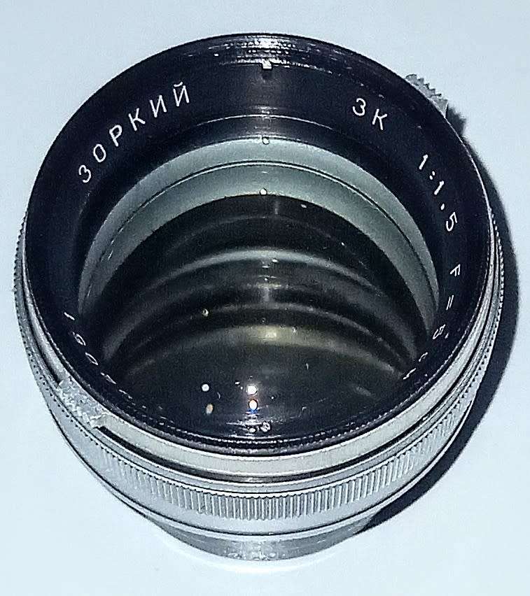 Zorki USSR 3k 5cm f1.5 Red P Lens