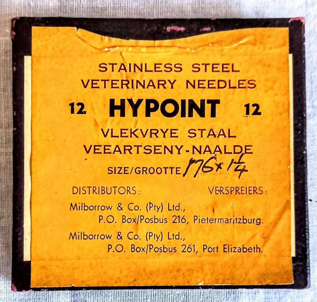 Vintage Stainless Steel Veterinary Needles