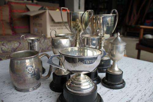 ASSORTMENT OF TROPHY CUPS