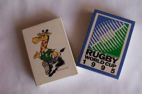 NEW 1995 RUGBY WORLD CUP PLAYING CARDS