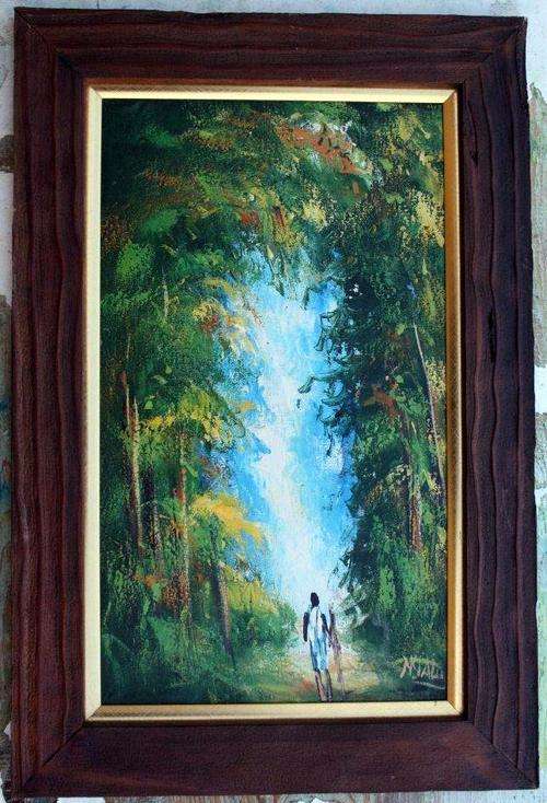 Walking in the forest