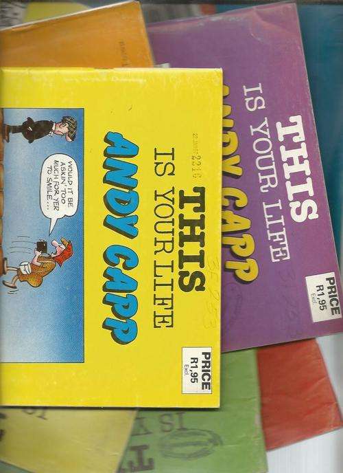 Andy Capp  2 3 4 6 7 & 8 Set of 6 A4 Size Comics 1986 issues See details at description