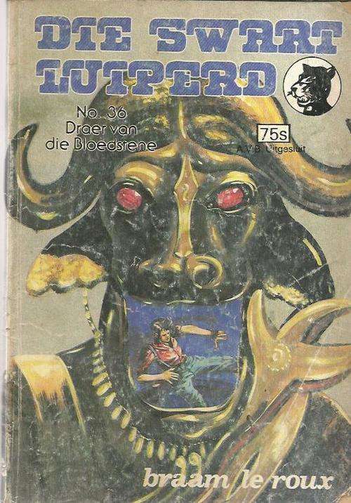 Draers van die Bloedstene - Braam Le Roux - Sirkel uitgawe - Swart Luiperd reeks 36
