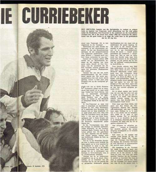 Huisgenoot Tydskrif - 29 Sept 1972 - Sien produk beskywing vir inhoud - Transvaal se Curriebeker