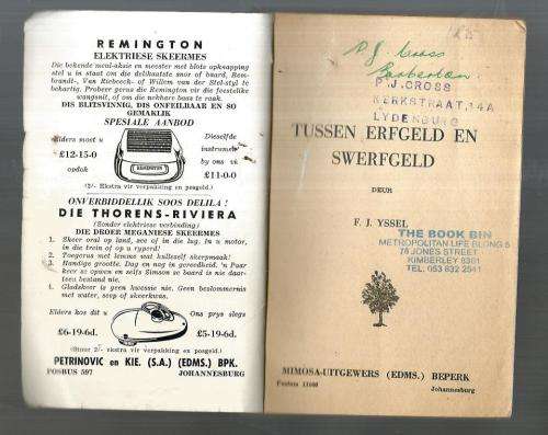 Tussen erfgoed en swerfgoed - FJ Yssel - Rooi Masker reeks nr 28 - Mimosa uitgewers