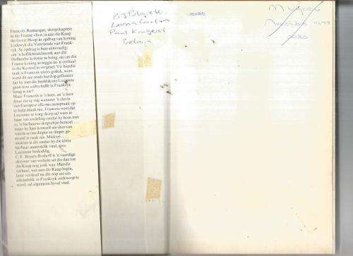 Slavin van die kaptein - CF Beyers-Boshoff - Treffer klub 1976 - Ou Kaapse verhaal