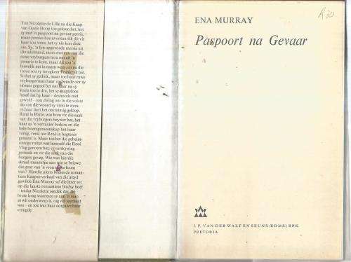 Paspoort na gevaar - Ena Murray - 1975 - Ou Kaapse verhaal