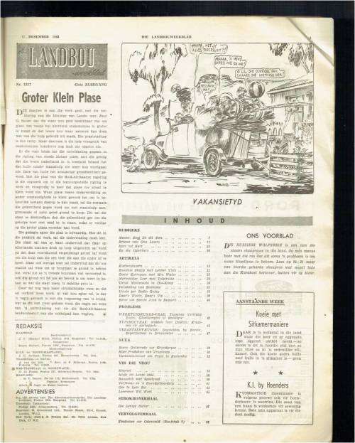 Landbouweekblad - 17 Des 1963 - Sien indeks vir inhoud