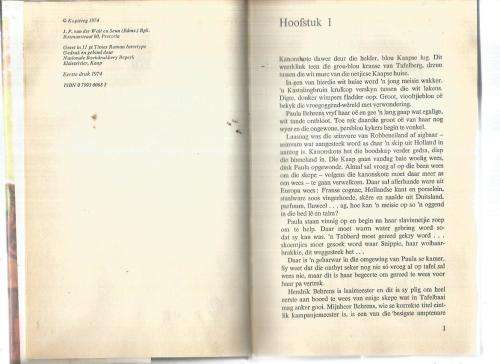 Bruidskat van vrees - Wille Martin - Ou Kaapse avontuur verhaal