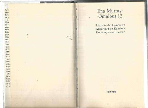Ena Murray omnibus 12 - 1989 - Lied van Campinos - Altaarvure op Kandavu - Koninkryk van Ricardo