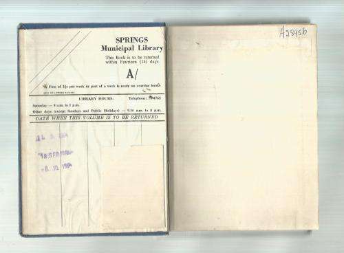 Adriaan Deneys - Karl Kielblock - 1956 -  Ou Kaapse verhaal