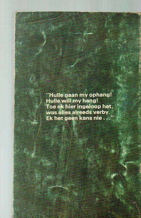 Die verdoemde - Jan J van der Post - Pluim boek 1976 - Misdaad riller - sagteband