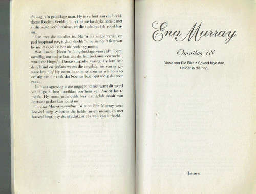 Ena Murray Omnibus 18 - 2008 - Groot sagteband formaat - sien produkbeskrywing