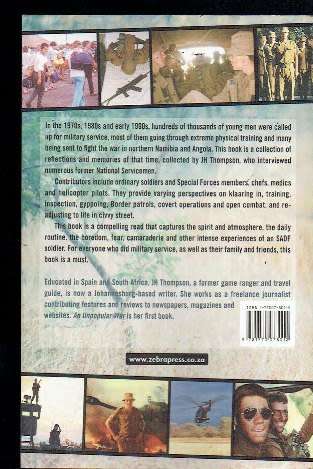 An unpopular war - JH Thompson - 2006 - Border war recollections