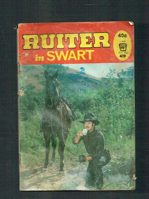 Ruiter in Swart 419 - Fotoverhaal - fotoboek - photo story - prente boek
