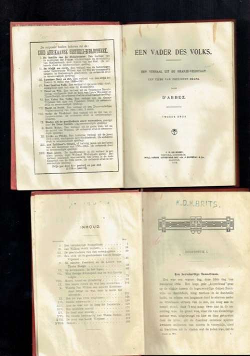 Zuid-Afrikaanse Historie Bibliotheek - D'Arbez  Stel 1 tot 13 van 1915 -1921 - Volle eerste reeks