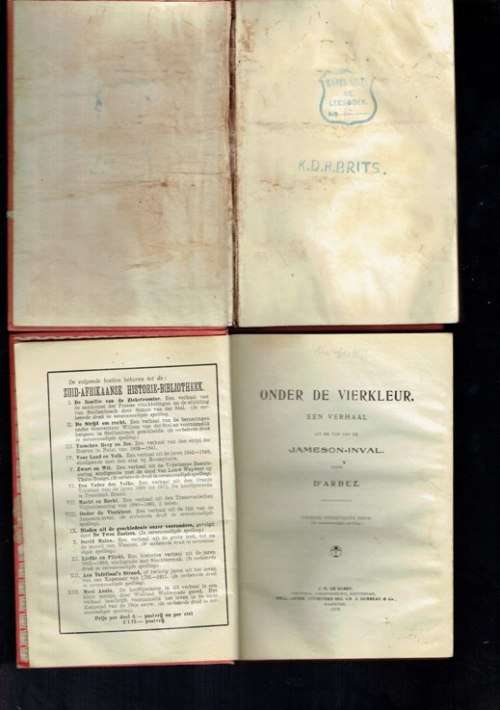 Zuid-Afrikaanse Historie Bibliotheek - D'Arbez  Stel 1 tot 13 van 1915 -1921 - Volle eerste reeks