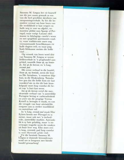 Susanna M Lingua - Omnibus - 1988 - Staan op my beminde - Son op die horison - n Lang vreemde pad