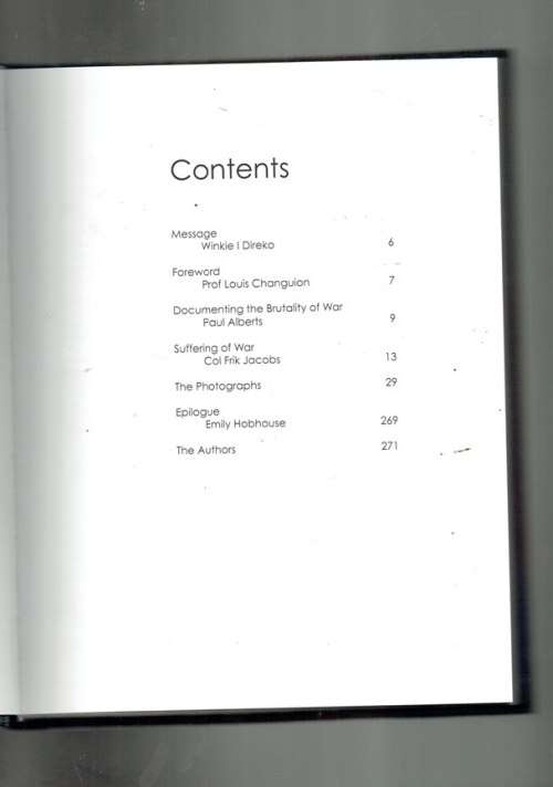 Suffering of war - Changuion & Jacobs & Alberts - Boereoorlog - Boerwar - Pictorial history - Signed