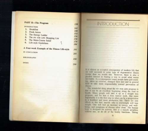 Fit for Life - H & M Diamond - 1989 - Weight loss plan - the when and the how (o1)