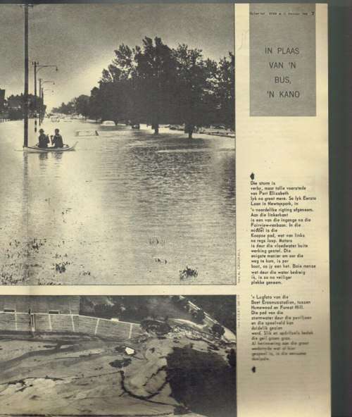 Bylaag tot Ster - 11 10 68 - Netjiese 12 blaaie oor die groot vloed in PE op 1 Sept 1968