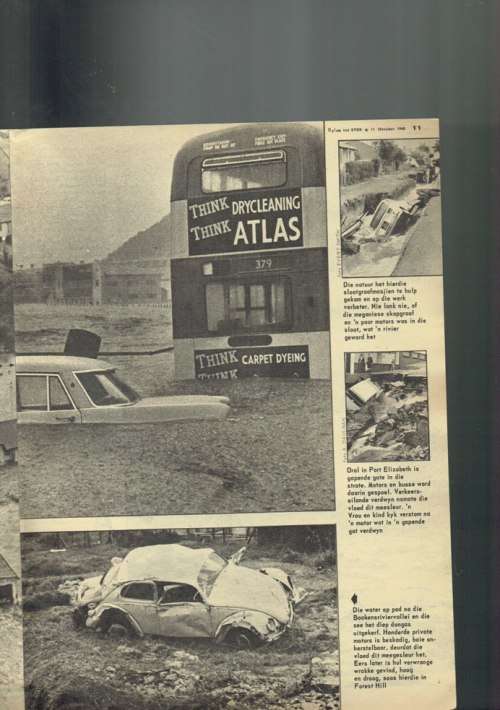 Bylaag tot Ster - 11 10 68 - Netjiese 12 blaaie oor die groot vloed in PE op 1 Sept 1968