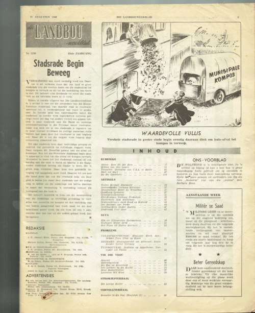 Landbouweekblad - 13 Aug 1963 - Sien scans en produkbeskrywings vir inhoud