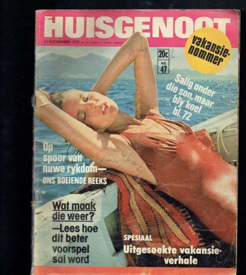 Huisgenoot Tydskrif - 21 Nov 1975 - Sien scan en produkbeskrywing vir inhoud