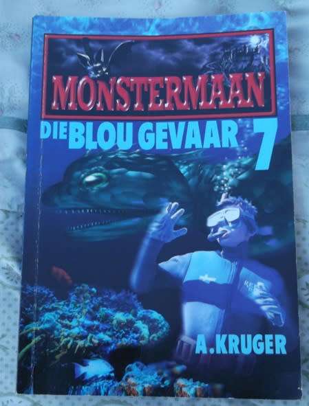 Die blou gevaar - A Kruger - Monstermaan reeks nr 7 - riller - horror