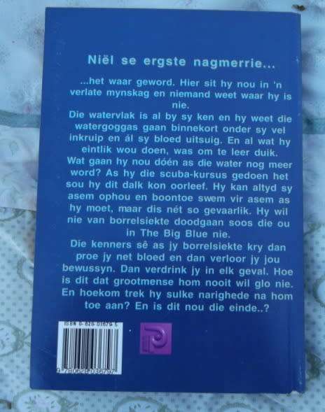 Die blou gevaar - A Kruger - Monstermaan reeks nr 7 - riller - horror