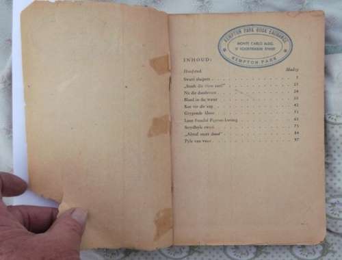 Pyle van Vuur - Braam Le Roux - Swart Luiperd nr 8 - (Pronk boek - 1957)