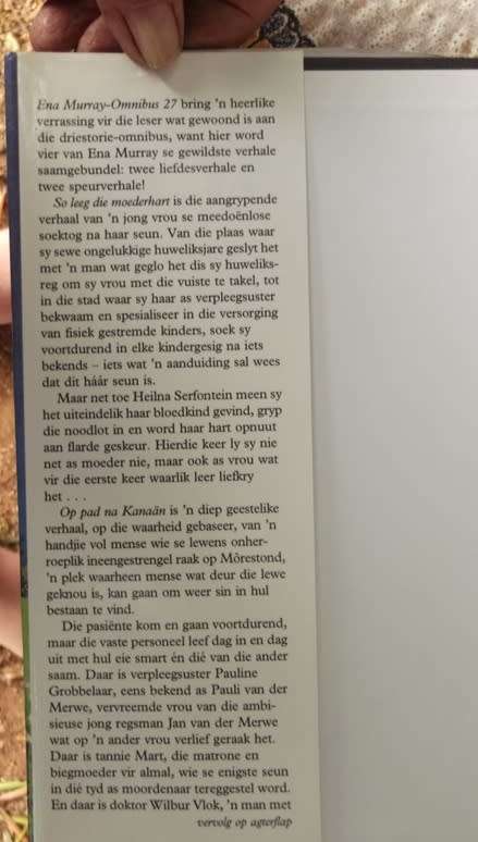 Ena Murray Omnibus 27 - So leeg moederhart / Op pad Kanaan / Bergwing oor Karma / Net na middernag